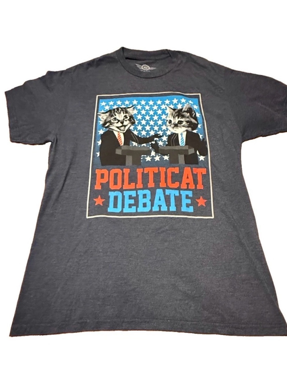 Mad Engine Politicat Debate Two Kittens Podium America Men Medium